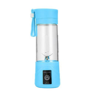 2 In 1 Portable Juice Blender Electrical USB Rechargeable Juicer Cup Juice Maker – Blue
