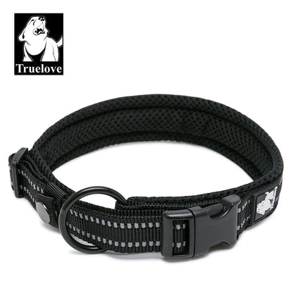 Heavy Duty Reflective Collar Black XS