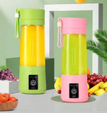2 In 1 Portable Juice Blender Electrical USB Rechargeable Juicer Cup Juice Maker – Pink