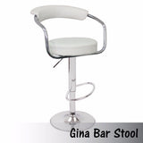 2 x Gina Bar Stool-White