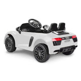 R8 Spyder Audi Licensed Kids Electric Ride On Car Remote Control White