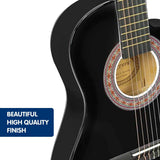 Karrera Childrens Acoustic Guitar Kids- Black 34in