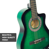 Karrera Childrens Acoustic Guitar Kids - Green 34in