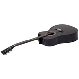 Cutaway Acoustic Guitar with guitar bag - Black 38in