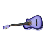 Acoustic Guitar with guitar bag - Purple Burst 38in Cutaway