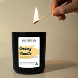 Soy Candle Aurora Creamy Vanilla Australian Made 300g