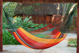 Mayan Legacy King Size Cotton Mexican Hammock in Imperial Colour