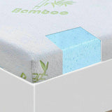 Memory Foam Mattress Topper DreamZ 5cm Thickness Cool Gel  Bamboo Fabric Queen