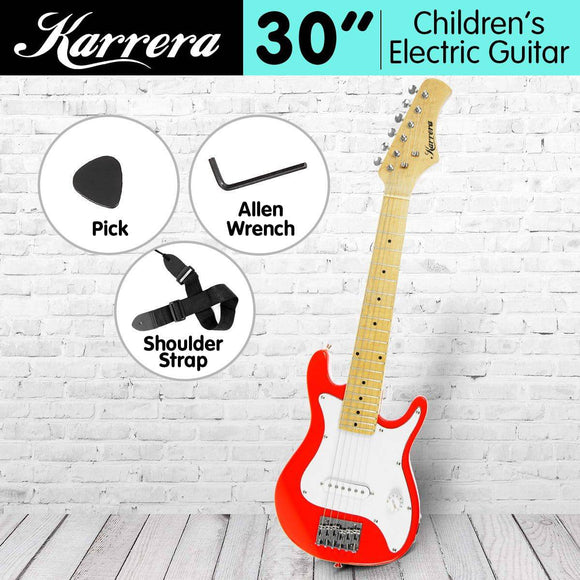 Karrera Electric Guitar Kids - Red