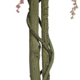 Artificial Plant Wisteria Pink Flowering  180cm