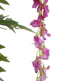Artificial Plant Wisteria Pink Flowering  180cm