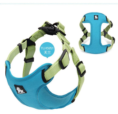 Urban Dog Harness Blue/Green L