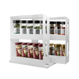 Spice Rack Storage Slide Cabinet Organiser Pantry Kitchen Shelf Spice Jars Can Holder