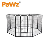 Pet Playpen PaWz 8 Panel puppy Exercise Cage Enclosure Fence Cat Play Pen 48''