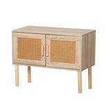 Levede Storage Cabinet Rattan Dresser Chest of Drawers Tallboy Wooden Cabinet