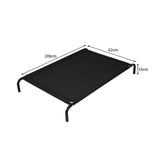 Pet Bed Dog Beds Bedding Sleeping Non-toxic Heavy Trampoline Black L