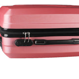 Slimbridge 2pcs 20" Travel Luggage Set Baggage Carry On Suitcase Bag Rose Gold