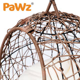 Pet Bed PaWz Rattan Cat Beds Elevated Puppy Wicker Hanging Basket Swinging Egg Chair
