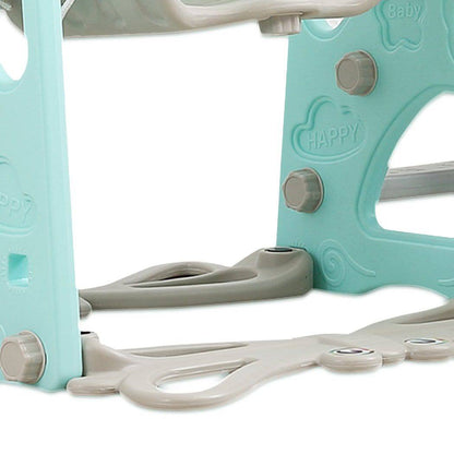 BoPeep Kids Slide Swing Basketball Ring Activity Center Toddlers Play Set Blue