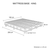 Mattress Base King Size Beige