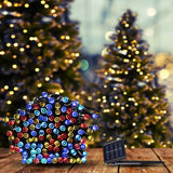 25M 200LED String Solar Powered Fairy Lights Garden Christmas Decor Multi Colour