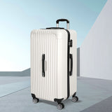 Slimbridge 28" Luggage Travel Suitcase Trolley Case Packing Waterproof TSA White