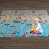 BoPeep Kids Play Mat Baby Crawling Pad Floor Foldable XPE Foam Non-slip Carpet
