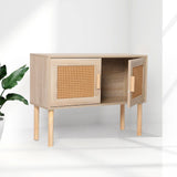 Levede Storage Cabinet Rattan Dresser Chest of Drawers Tallboy Wooden Cabinet