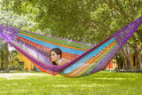 Hammock King Size Outdoor Cotton in Colorina