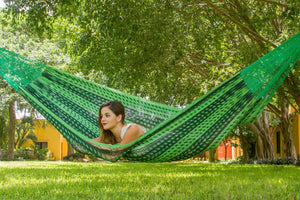 Hammock King Size Outdoor Cotton Mexican  in Jardin