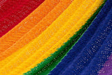 Hammock King Size Outdoor Cotton in Rainbow