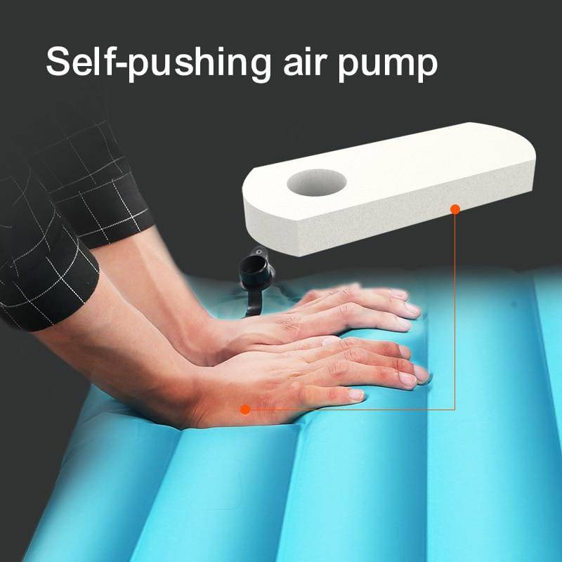 BSWOLF Inflatable Sleeping Mat Ultralight Air Mattress Single-Moisture-proof Pad