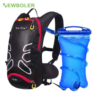 Water Hydration backpack NEWBOLER 12L Back pack-3L water Bag