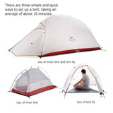 Bicycle Bike Packing Tents Naturehike Cloud Up Camping Tent 1-2-3 person Backpacking Tent