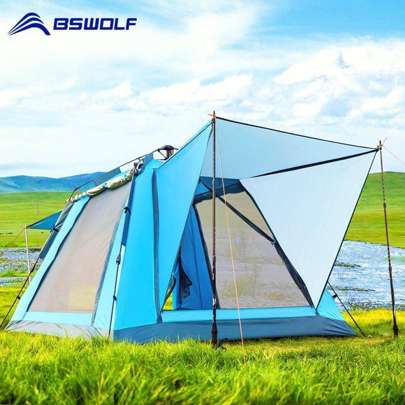 BSWolf Automatic Family Camping tent 4-person Waterproof