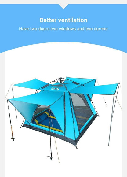 BSWolf Automatic Family Camping tent 4-person Waterproof