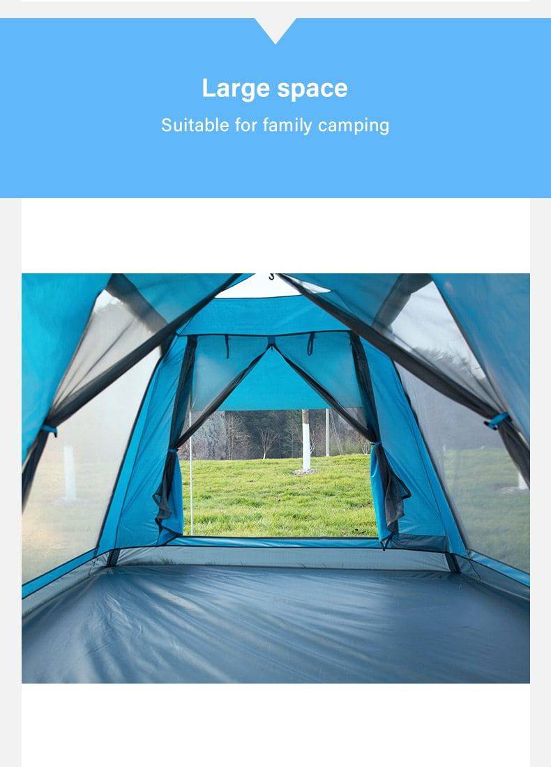 BSWolf Automatic Family Camping tent 4-person Waterproof