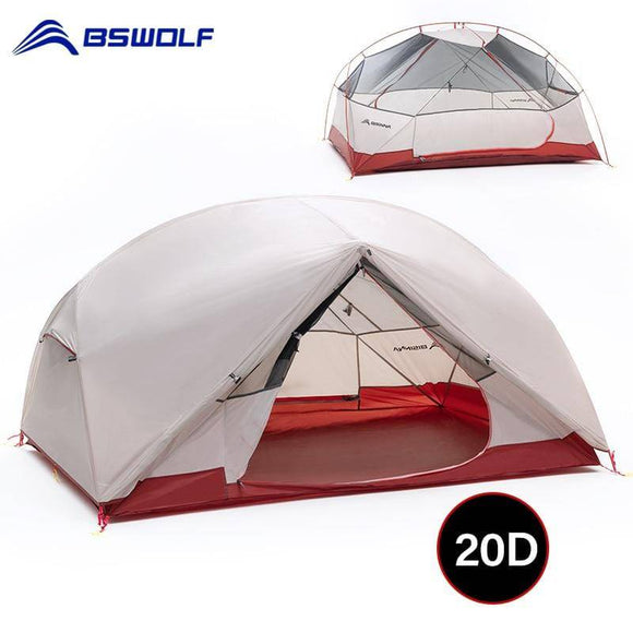 Bicycle Bike Packing Tent BSWolf 2-Persons Ultralight Waterproof with free mat