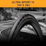Continental Road Bike Tyre 700C*28C Tires Ultra sport 3 Road Bike/ Gravel Bike Folding Tyre for Road Bike 23c 25c 28c