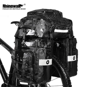 Bicycle Bike Packing Panniers Rhinowalk 3 in 1 Waterproof 65L