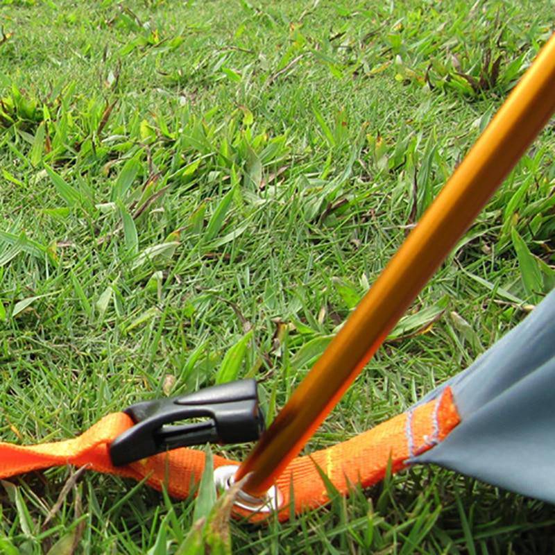 BSWolf 2pcs 3.63/4.05M Outdoor Camping Tent Poles Aluminum Alloy Tent Rods 8.5mm Spare Replacemet