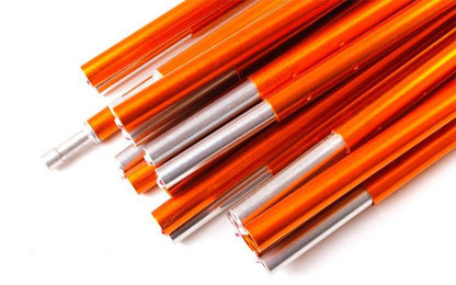 BSWolf 2pcs 3.63/4.05M Outdoor Camping Tent Poles Aluminum Alloy Tent Rods 8.5mm Spare Replacemet