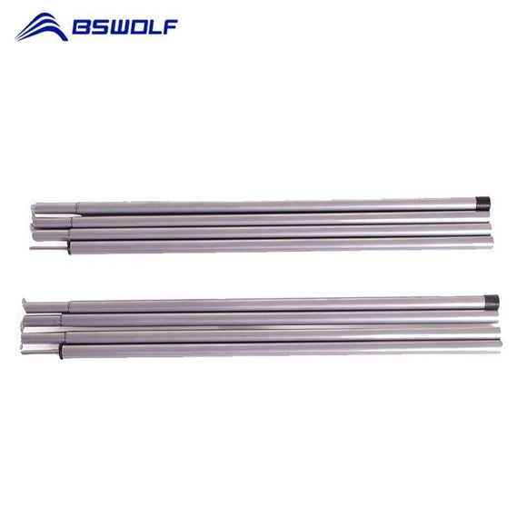 BSWolf 1 Pair Sun Shelter Iron Poles Awning