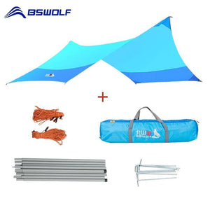 BSWolf 420x350cm Sun Shelter Beach  Awning, 210D Oxford Cloth