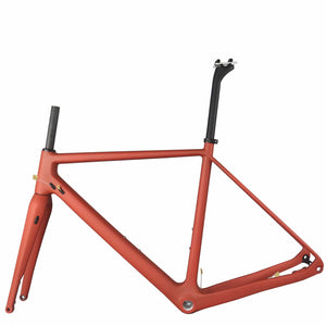Carbon Fiber Gravel Bike Frame T700-GR029 Di2 and Mechanical Compatible BSA