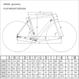 Carbon Fiber Gravel Bike Frame T700-GR029 Di2 and Mechanical Compatible BSA