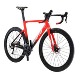 KOOTU Carbon Fiber Road Bike Fully Integrated Inner Cable Hydraulic Disc Brake Racing Road Bicycle with SHIMANO ULTEGRA 22 Speed