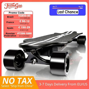 TeamGee H20 Electric Skateboard Trucks Skate Board Adult Electirc Motor Skateboards 40KM Range Longboard