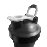 Shaker Bottle Protein Water Sports Drink Black Powertrain 700ml