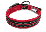 Heavy Duty Reflective Collar Red M